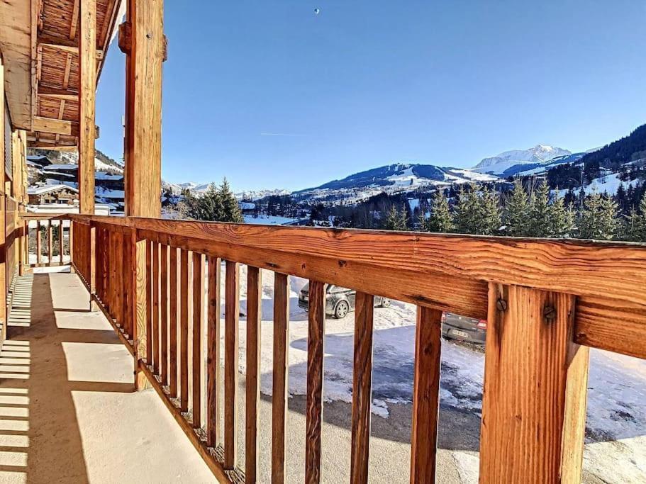 Chalet Vue Mont-Blanc, +4 Chambres, Cheminee Megeve Bagian luar foto