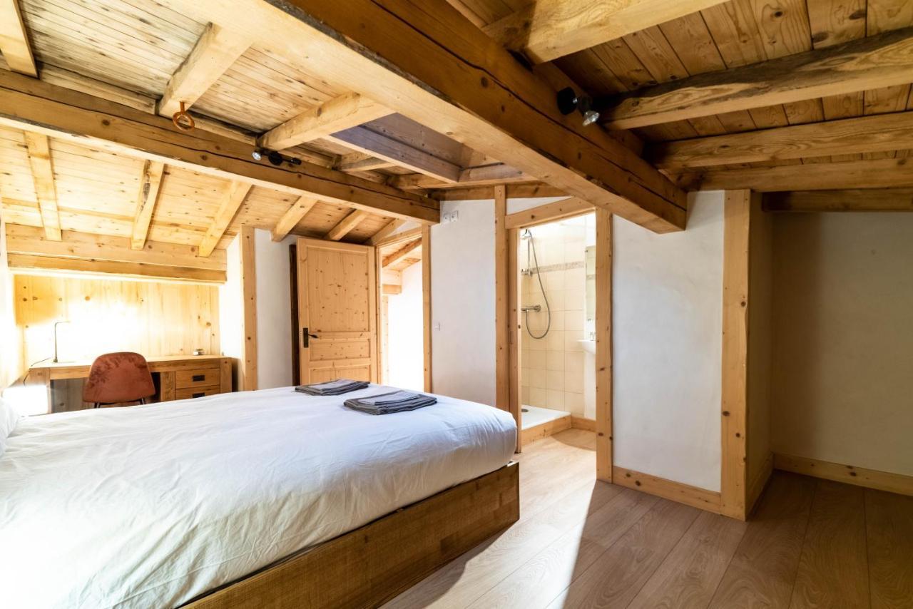 Chalet Vue Mont-Blanc, +4 Chambres, Cheminee Megeve Bagian luar foto
